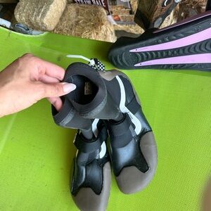 Vans Black and Gray Water Shoes with Modern Design